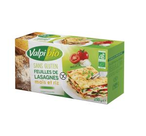 FEUILLES LASAGNE MAIS RIZ