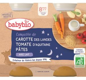 BONNE NUIT CAROTTE TOMATE PATES  2 PETIT