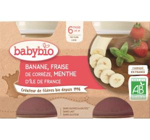POTS BANANE FRAISE MENHTHE