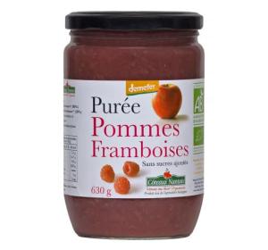PUREE POMME FRAMBOISES