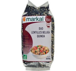 DUO DE LENTILLES BELUGA-QUINOA