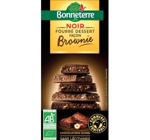 CHOCOLAT NOIR FOURRE AU BROWNIE