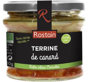 TERRINE DE CANARD SANS NITRITE ROSTAIN