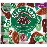 FLAN CHOCOLAT ET MENTHE SANS SUCRE AJOUT