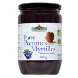 PUREE DE POMME MYRTILLE 630G