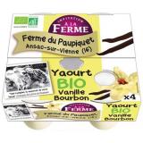 YAOURT VANILLE BOUBON 4X125G FERME BATIS
