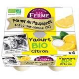 YAOURT CITRON 4X125G FERME BATISSE