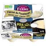 RIZ AU LAIT 4X125G FERME BATISSE