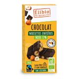 CHOCOLAT NOIR 72% CACAO NOISETTES ENTIER